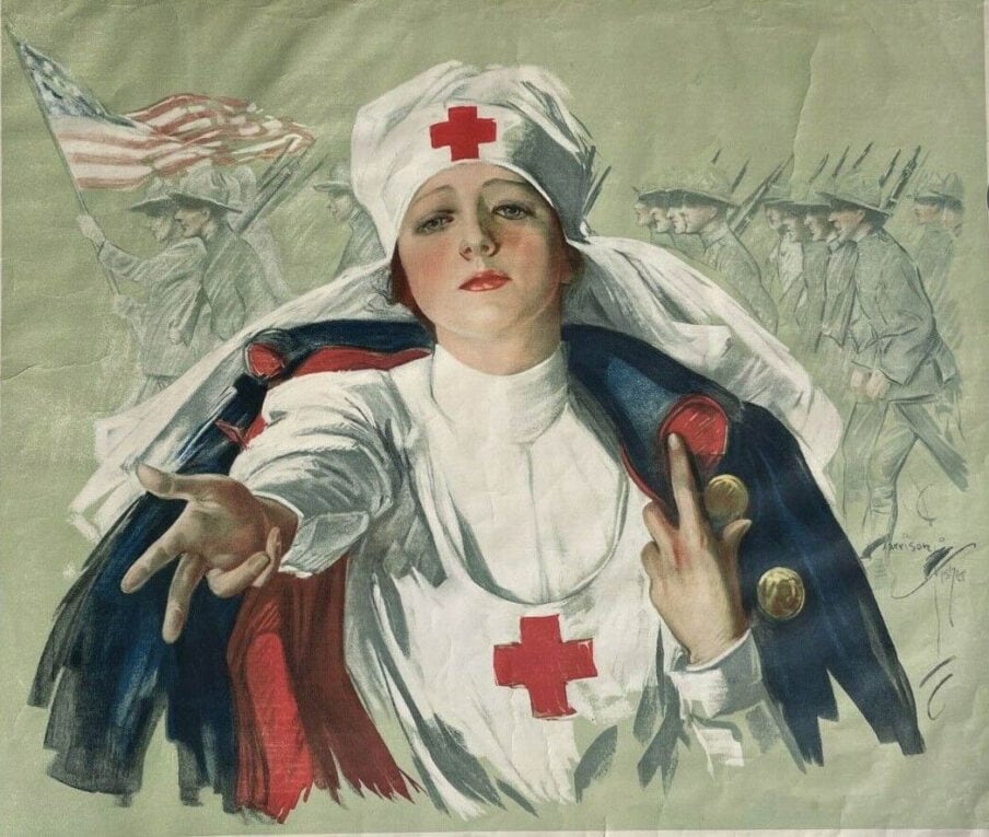 PART II- Honoring our WWI Veterans and those they left behind: The Dough Boy and the Red Cross Nurse